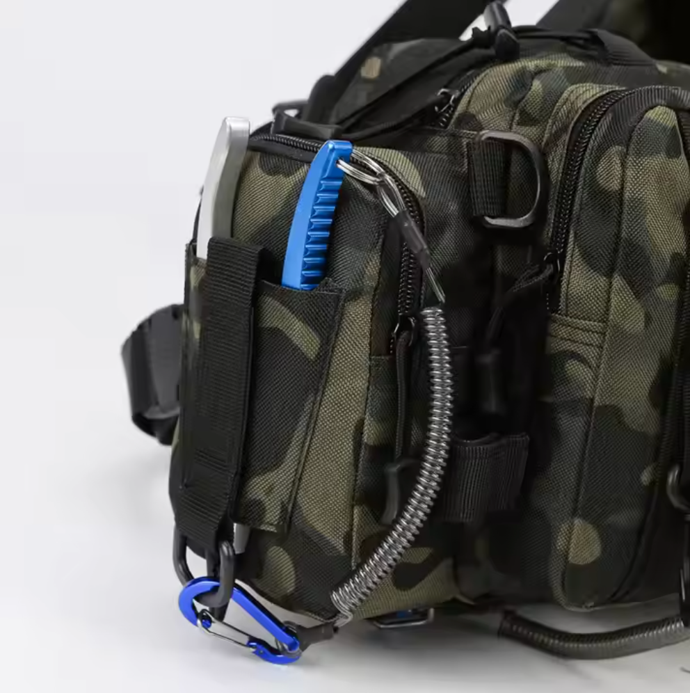 Fishing Bag with Shoulder & Waist Belt
