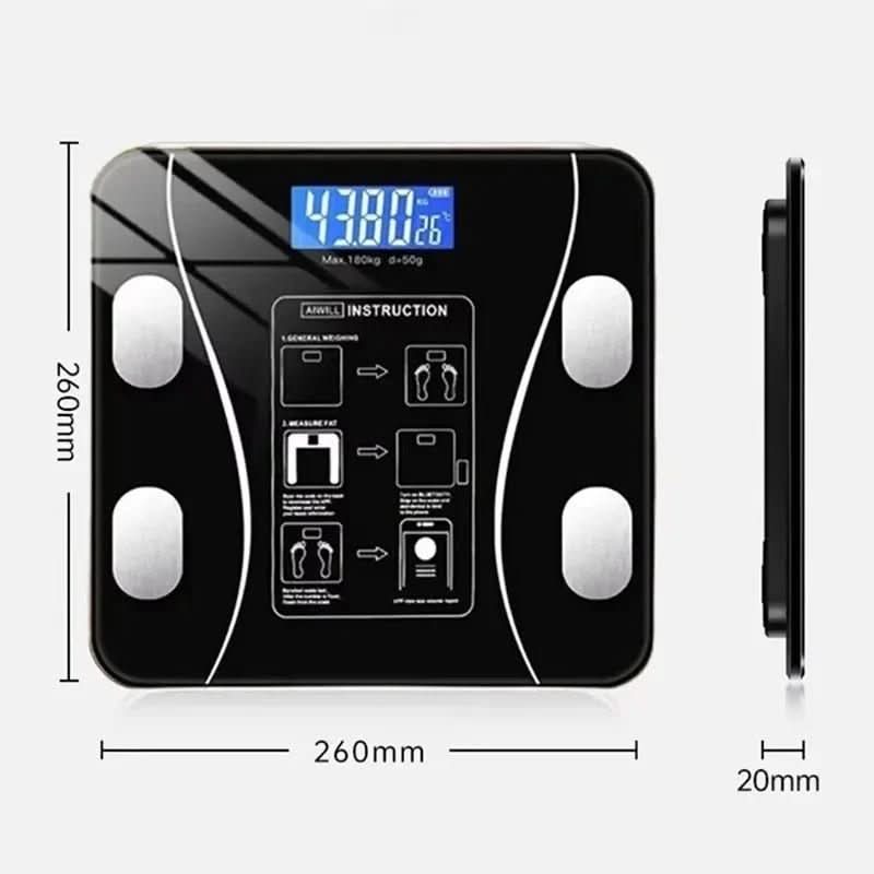 FITSCALE – Smart Body Analysis Scale with App Connectivity