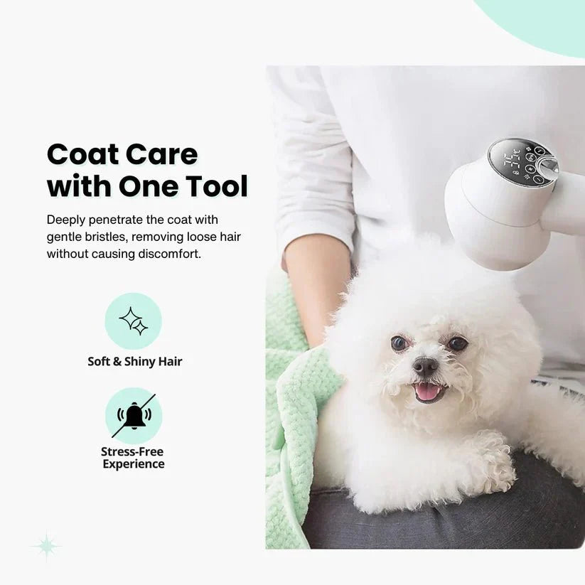 FluffDry • 2-in-1 Dog Hair Dryer & Brush