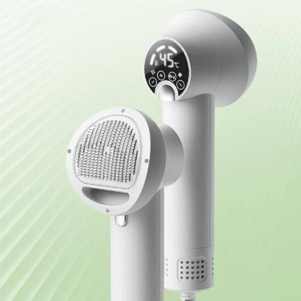 FluffDry • 2-in-1 Dog Hair Dryer & Brush