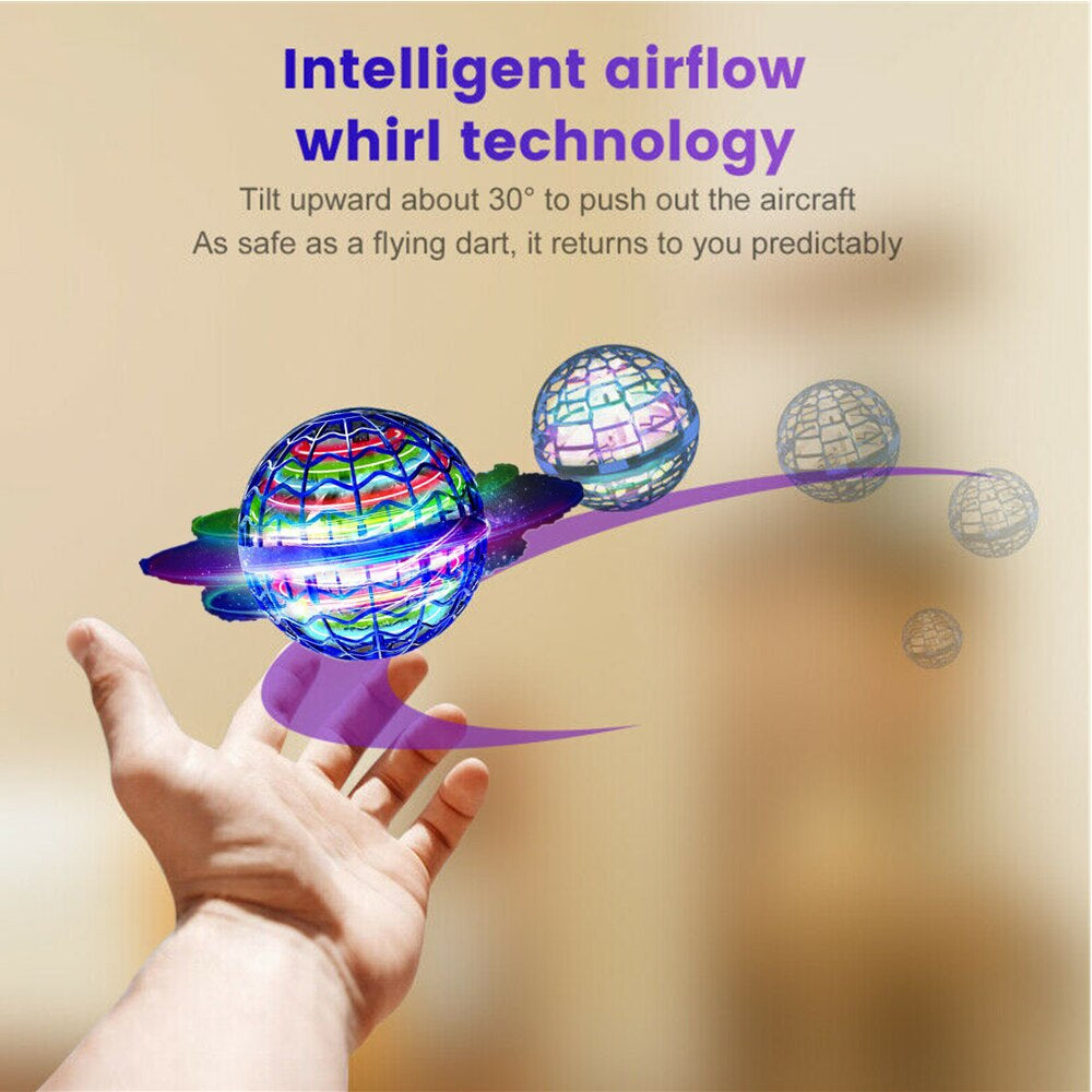Flying LED Ball - Flies Like a Boomerang