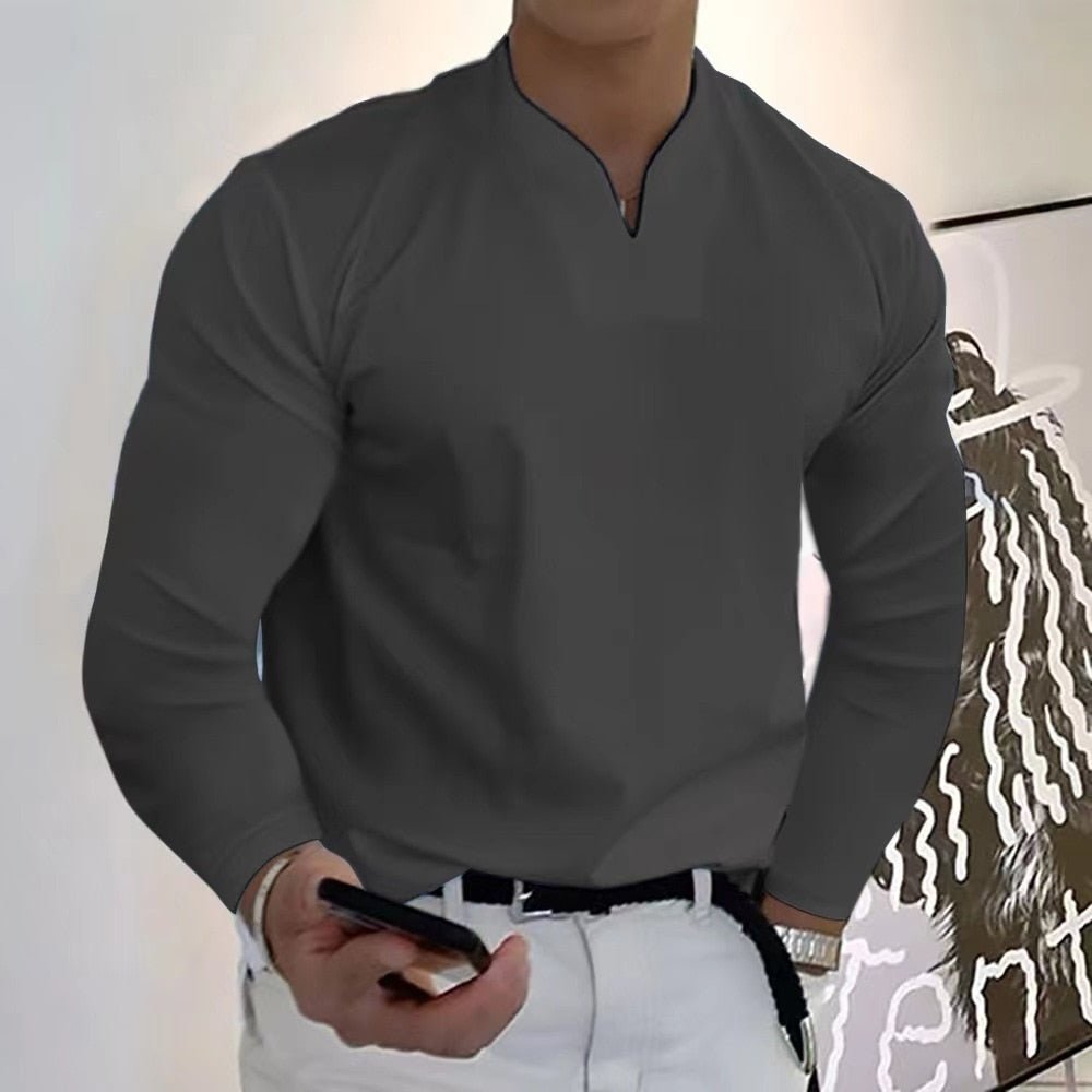 Franky Buttonless Sweat-Resistant Shirt Autumn