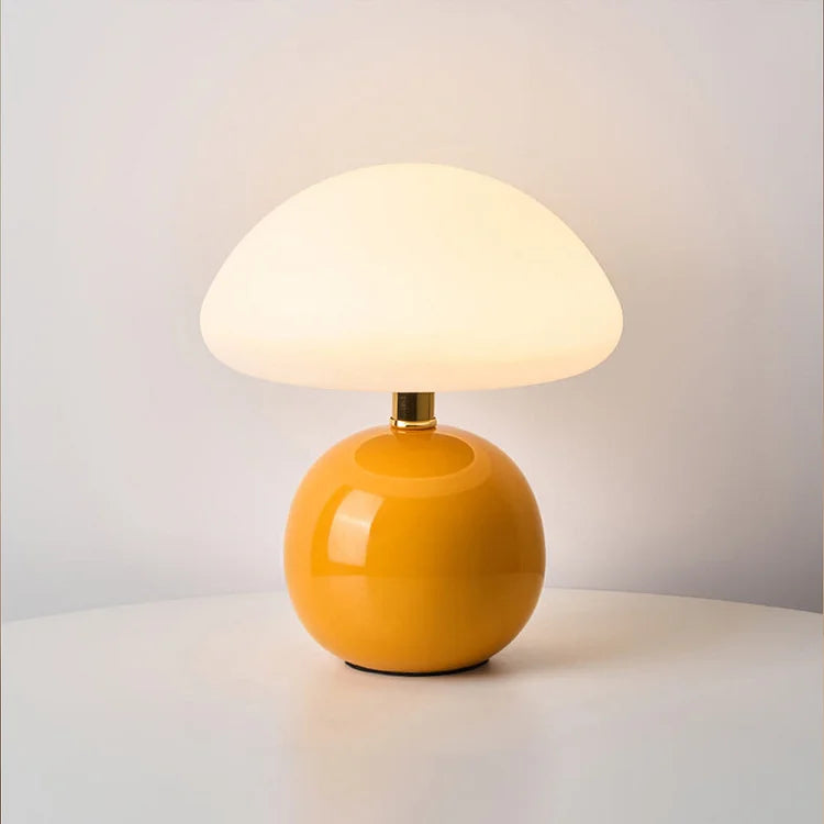 French Style and Natural Beauty of the Mushroom in the Lamp
