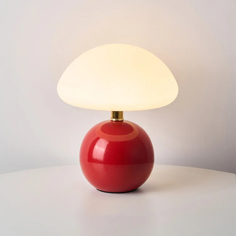 French Style and Natural Beauty of the Mushroom in the Lamp