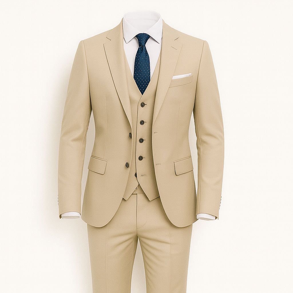 FrenchEric | Men's 3-piece Formal Suit Set | Elegant, Versatile & Comfortable | Fall Collection