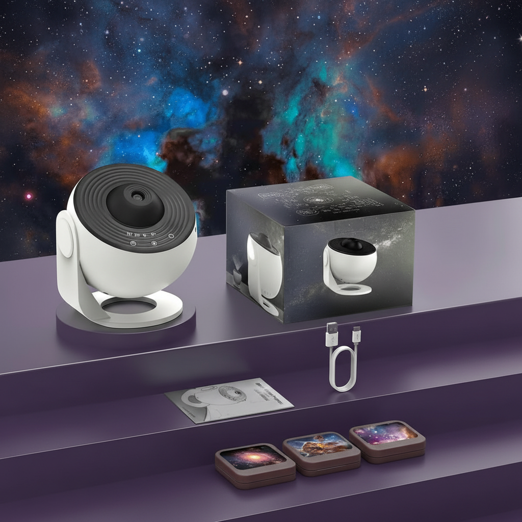 GALAXYSKY – HD Starry Sky Projector with 13 Galaxy Discs
