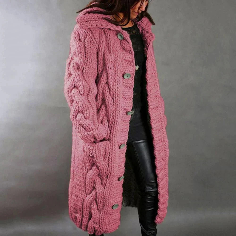Gallanto - Cozy Knit Coat for Women