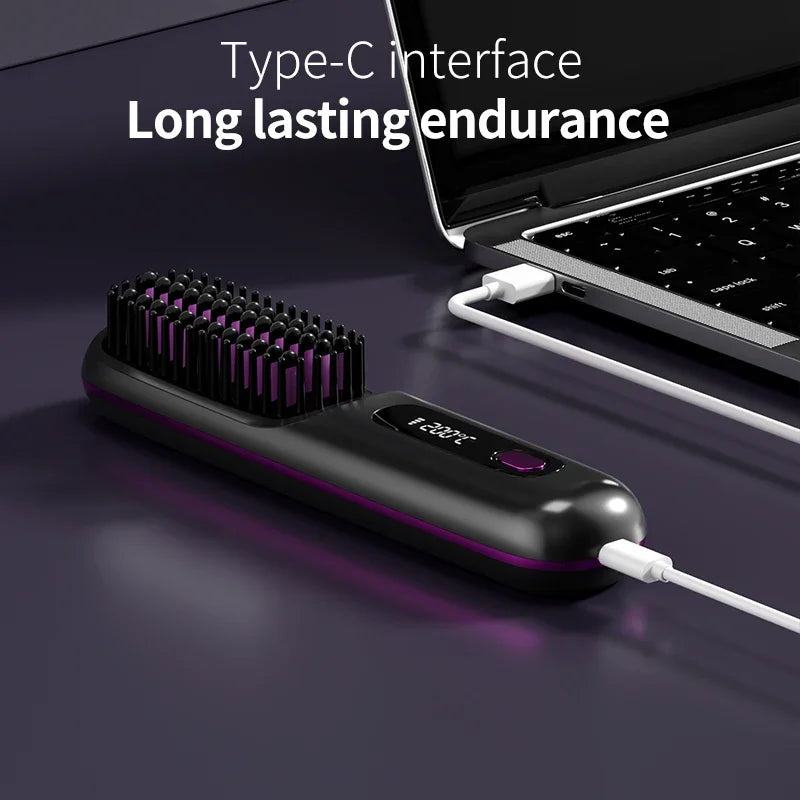 Glissara | Wireless Hair Stylers | USB Charging Function & LCD Screen | Ceramic & Ion Technology