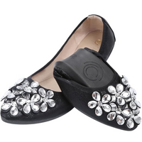 Ballerines scintillantes ornées de strass - Yelena