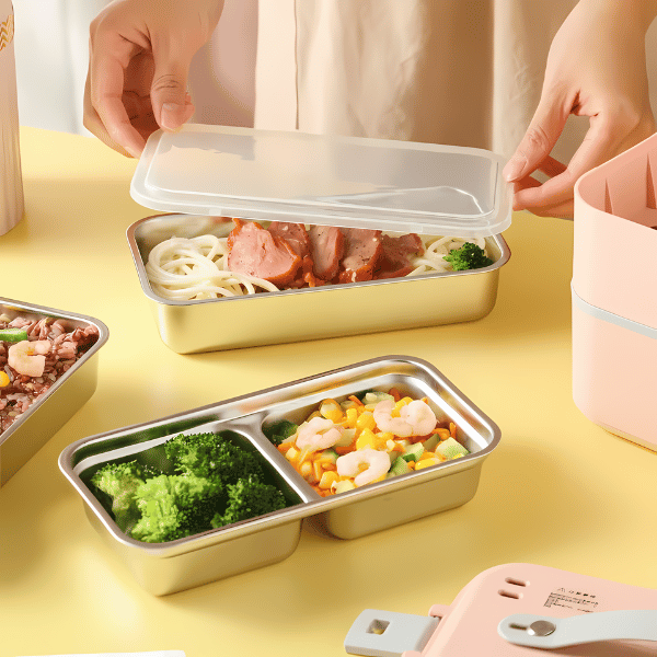 Green Heated Lunch Box