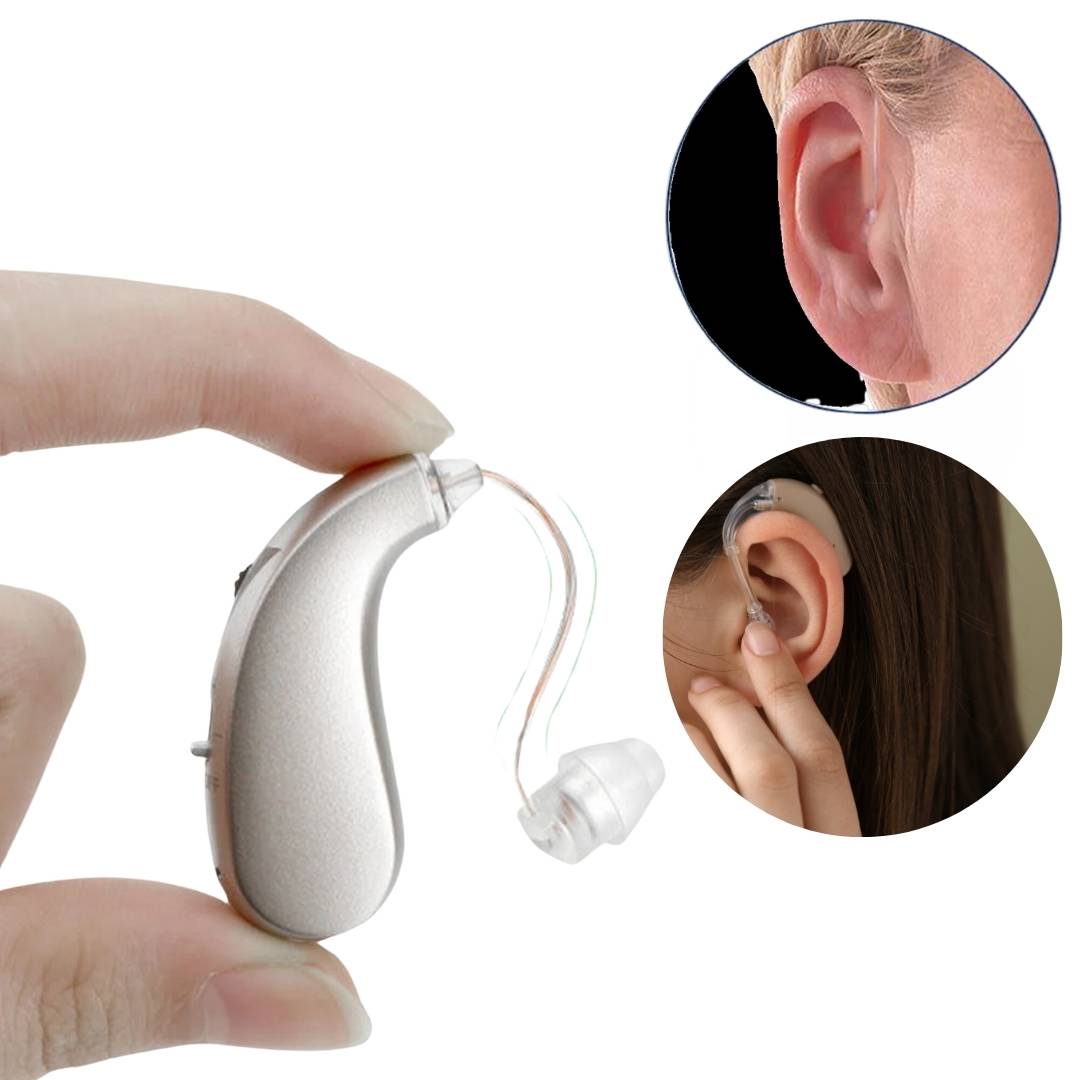 HearingPlus Rechargeable Digital Hearing Aid | for Clear Sound Amplification - Comfortable - Adapted for Daily Use Olvoria
