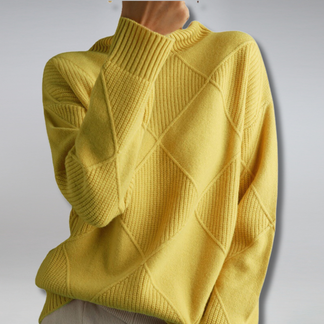 Heidi-Mode | Women's Cashmere Turtleneck Jumper - Winter Special