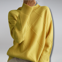 Heidi-Mode | Pull à col roulé en cachemire pour femmes - Spécial hiver