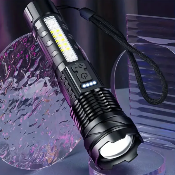 High-Performance Military Flashlight with 5000 Lumens