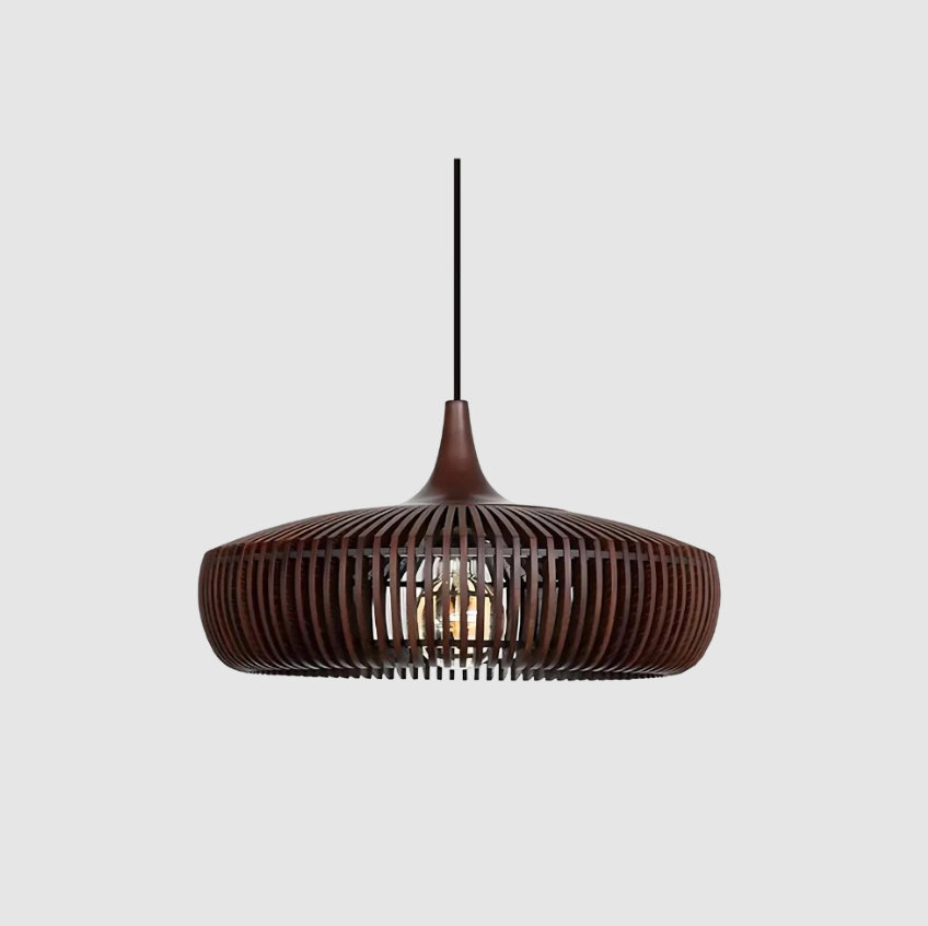 Hinori Ceiling Pendant Light Japandi Solid Wood Glow
