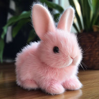 HoppiLoom Conejo interactivo – Juguete de peluche saltarín para niños