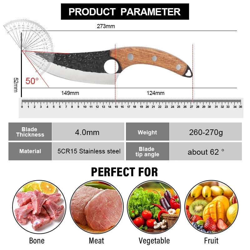 Huusk Knife - Premium Control Japanese Handmade Kitchen Knife