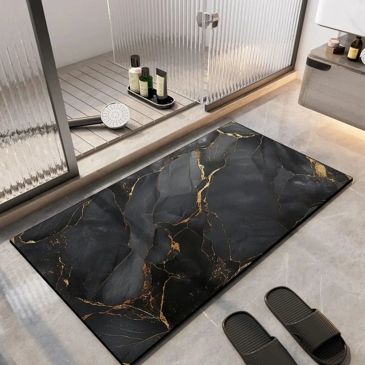 HYDROABSORB – Premium Diatom Mud Bath Mat, Absorbent & Non-Slip