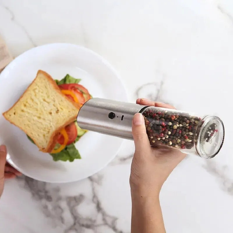 Innovative Electric Grinder for Salt and Pepper