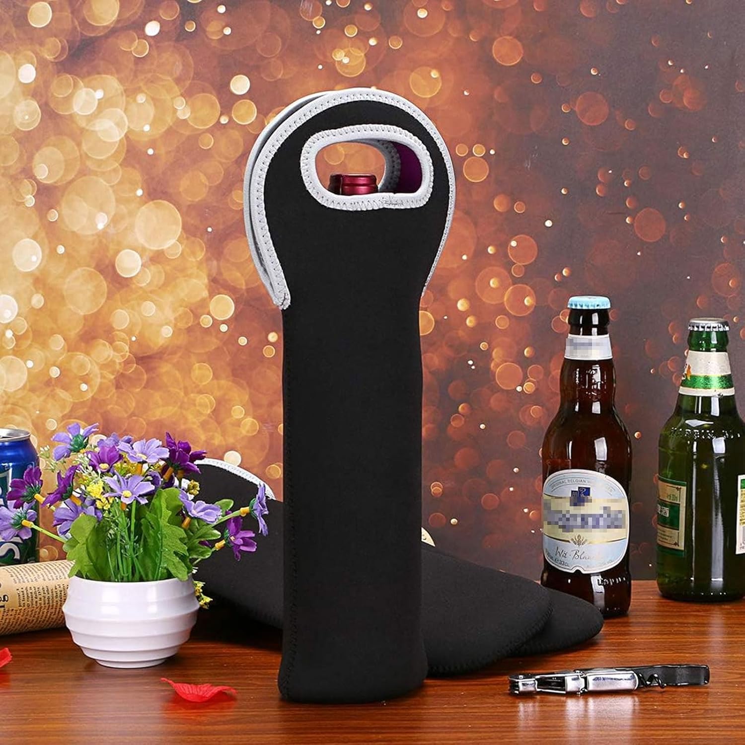 Insulated Dual-Bottle Wine Carrier