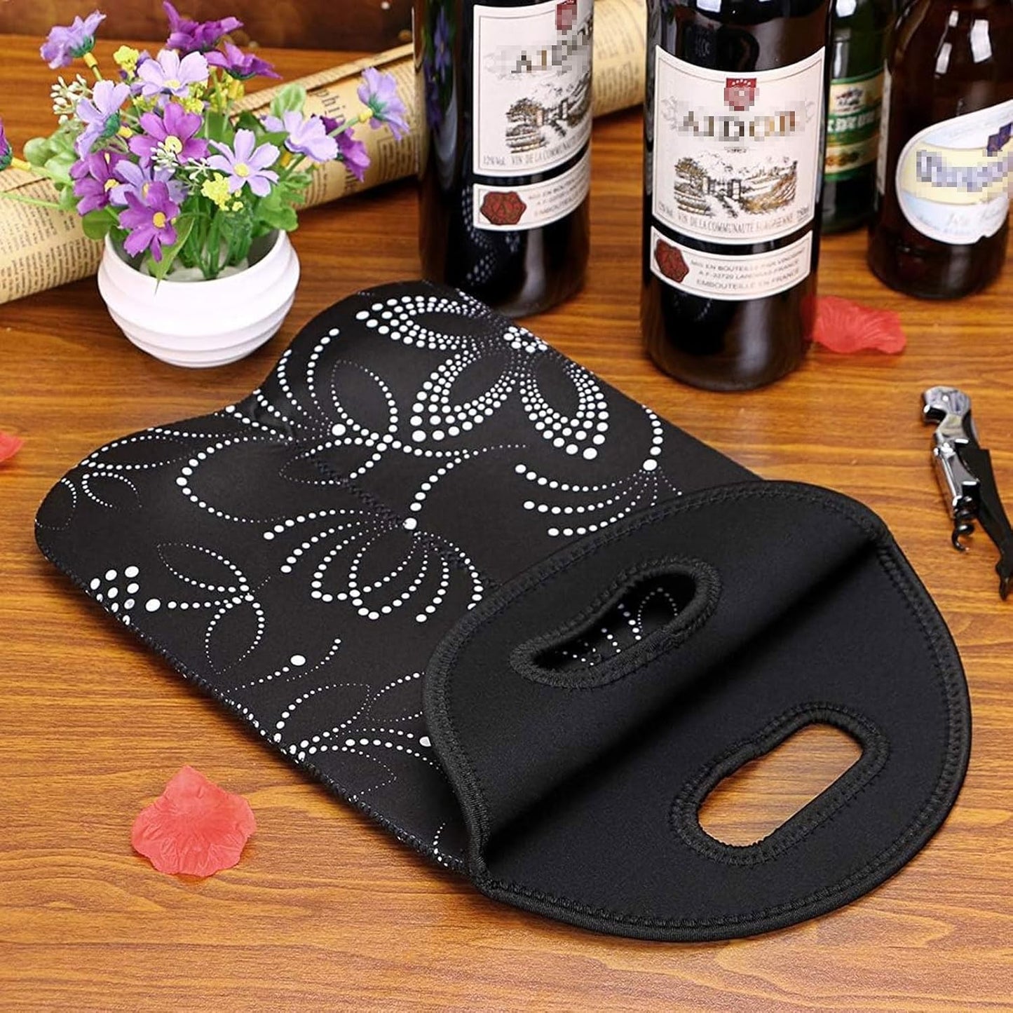 Insulated Dual-Bottle Wine Carrier