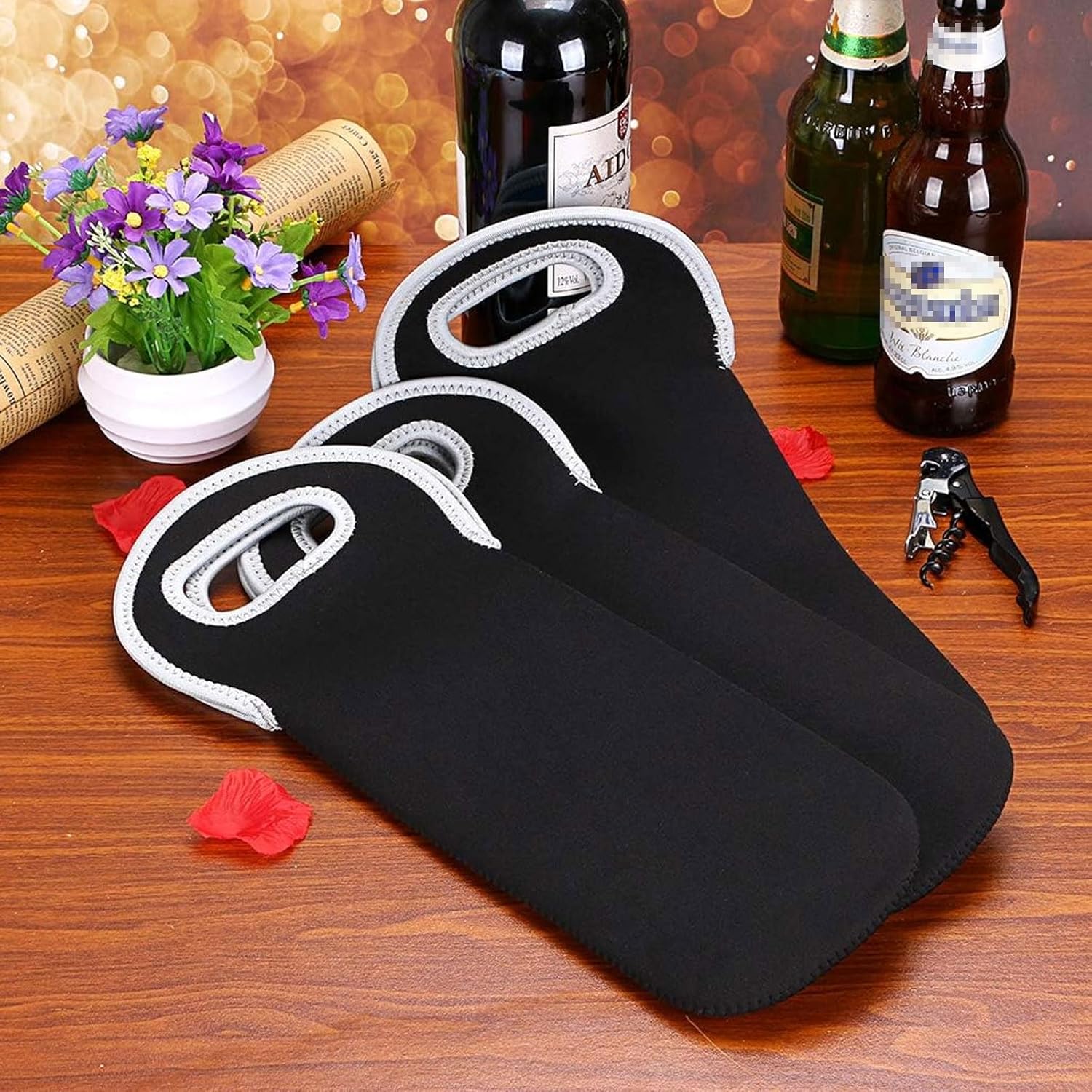 Insulated Dual-Bottle Wine Carrier