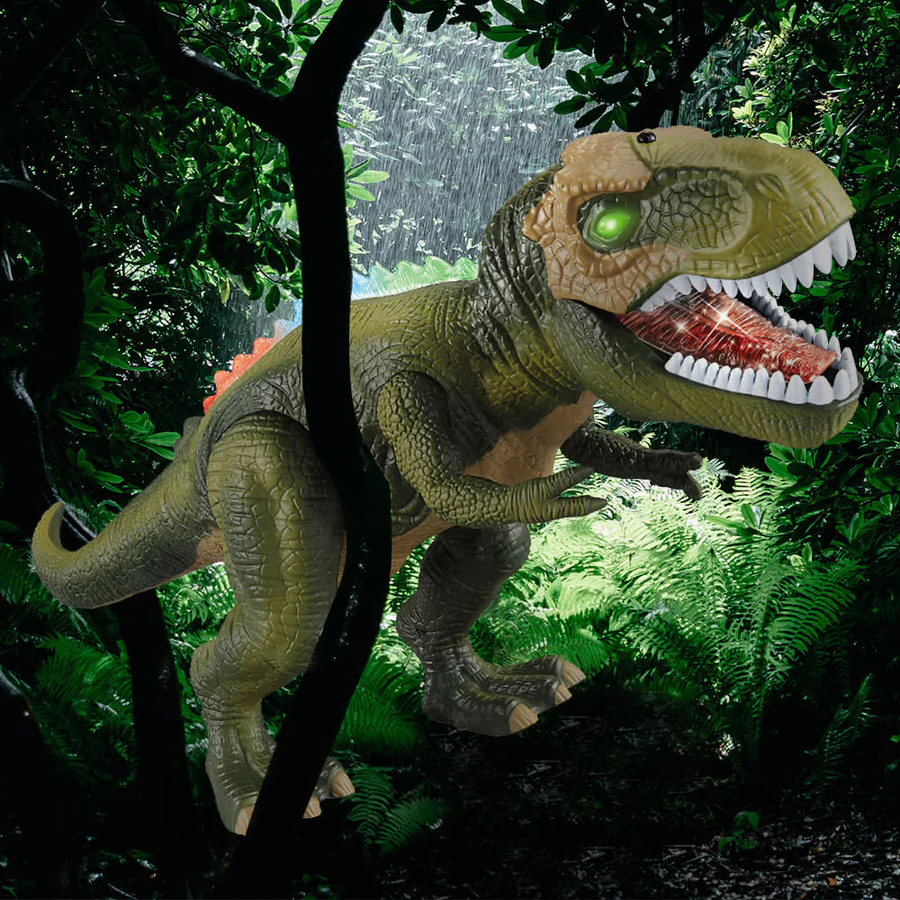 Jurassic Rover Remote Dinosaur Toy with Walking and Roaring