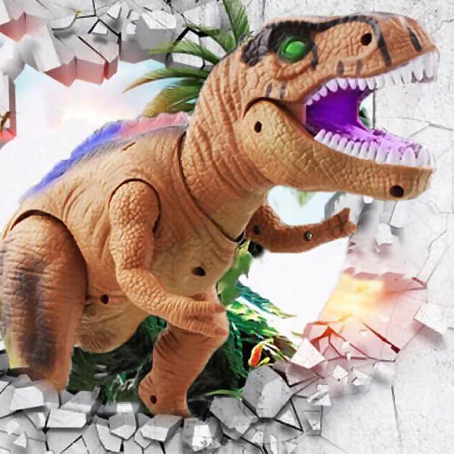 Jurassic Rover Remote Dinosaur Toy with Walking and Roaring
