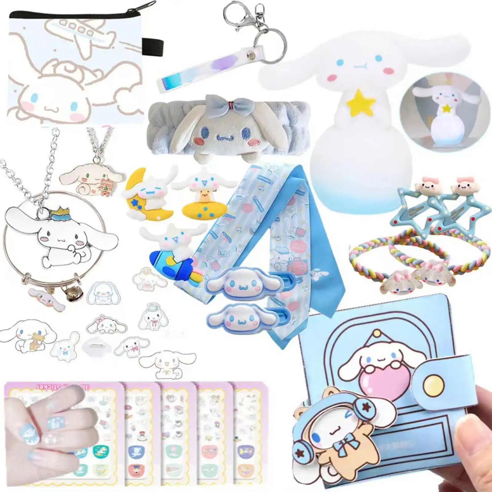 Kawaii Cinnamoroll Advent Calendar with Keychains – Cute Anime Figures for Kids, Perfect for Christmas