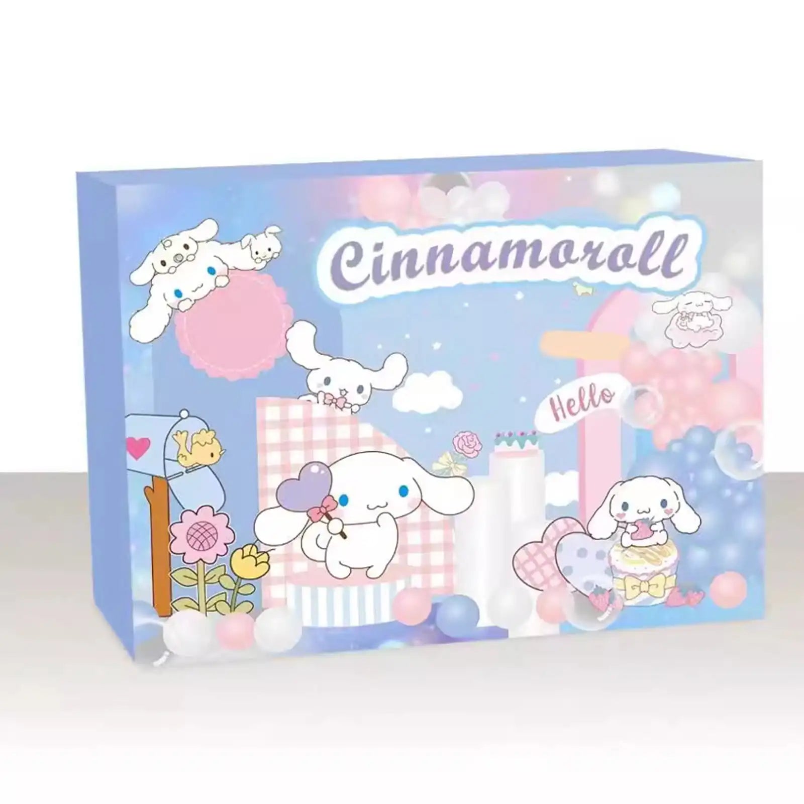 Kawaii Cinnamoroll Advent Calendar with Keychains – Cute Anime Figures for Kids, Perfect for Christmas
