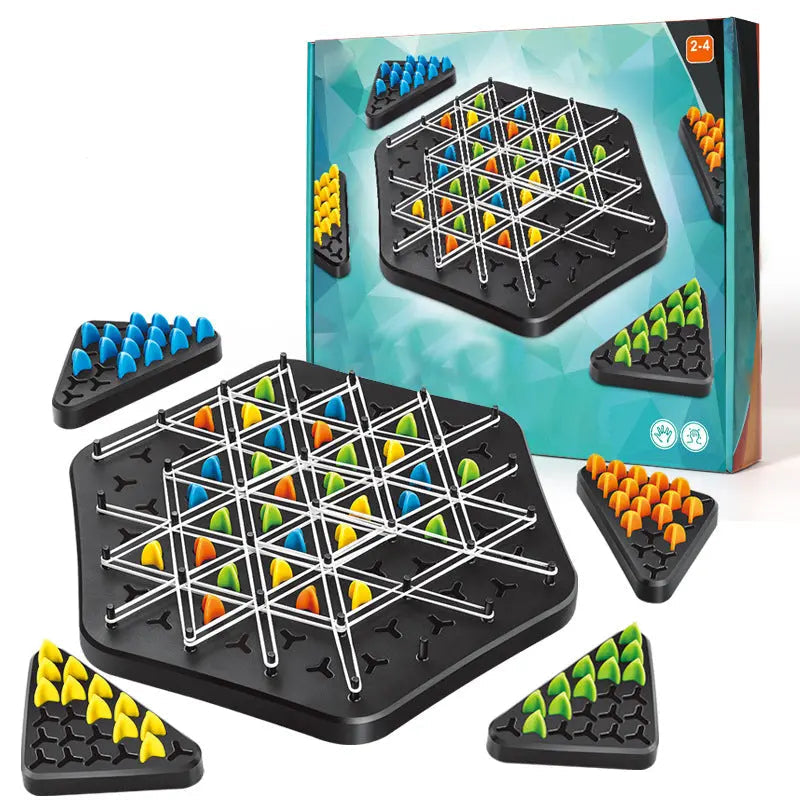 Kettendreieck Strategy Game – Elegant Thinking Game for 2–4 Players