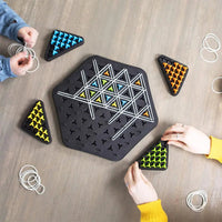 Juego de estrategia Kettendreieck – Juego elegante para 2–4 jugadores