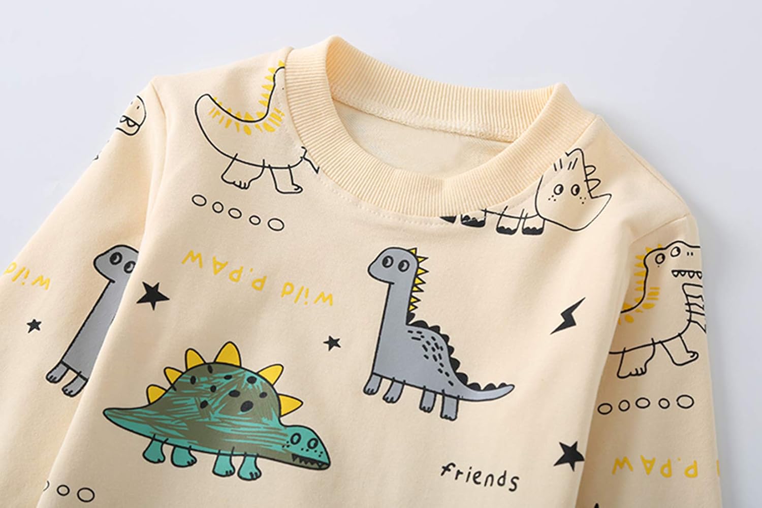 Kids Set: Dinosaur Print Boys Clothing Set