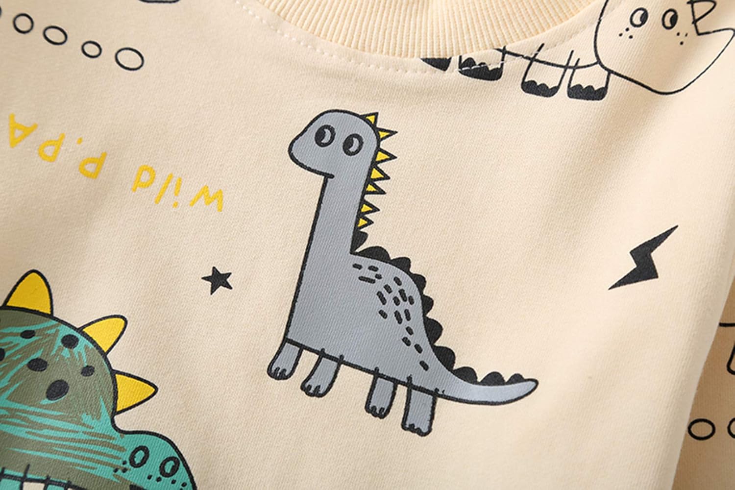 Kids Set: Dinosaur Print Boys Clothing Set