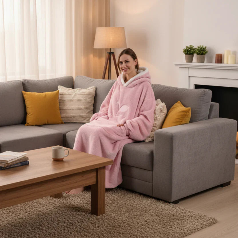 KUSCHELHOOD – Oversized Fleece Hoodie for Ultimate Comfort