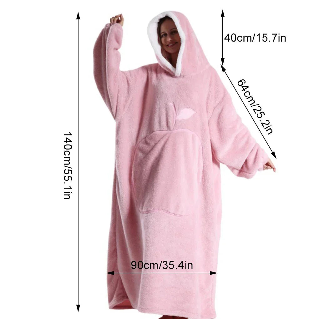 KUSCHELHOOD – Oversized Fleece Hoodie for Ultimate Comfort