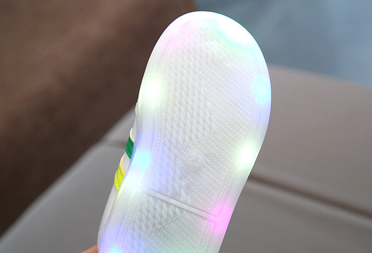 LED Children's Sneakers with Flexible Sole
