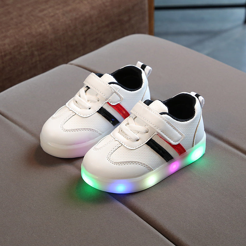 LED Children's Sneakers with Flexible Sole