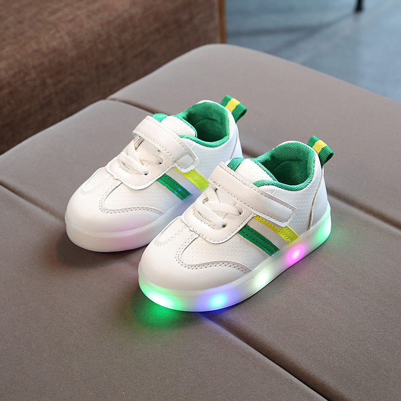 LED Children's Sneakers with Flexible Sole