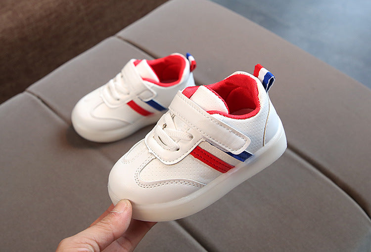 LED Children's Sneakers with Flexible Sole
