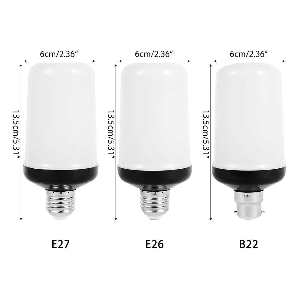 LED FLAME LIGHT PARTY LAMP - 4 MODES SIMULATING FIRE