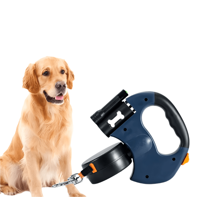 LED Leash for Two Dogs with Durable Construction