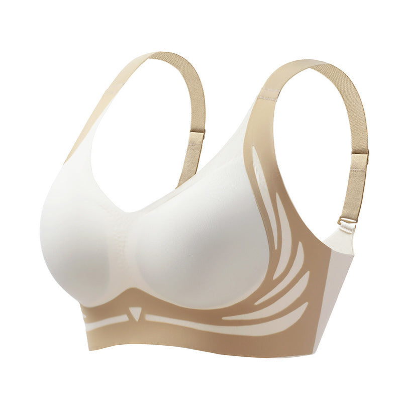 Lifted Wireless Push-Up Bra with Anti-Sagging Effect
