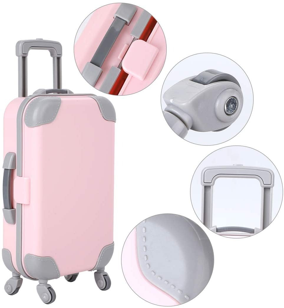 Lightweight Doll Travel Suitcase – Durable 18-Inch (45.72 cm) Accessory