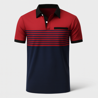 Louis｜Polo d'été rayé pour hommes