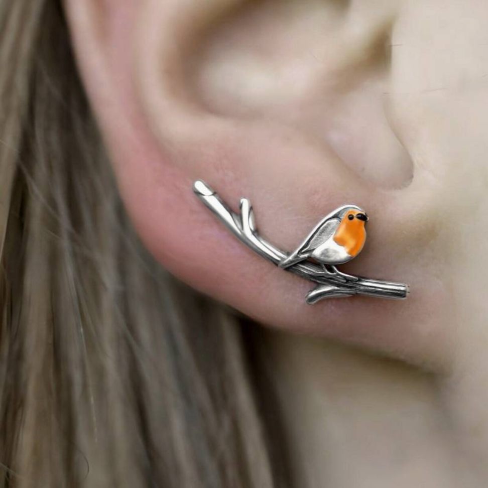 LuckFeather | Handcrafted Tinted Glass Earrings for Spring