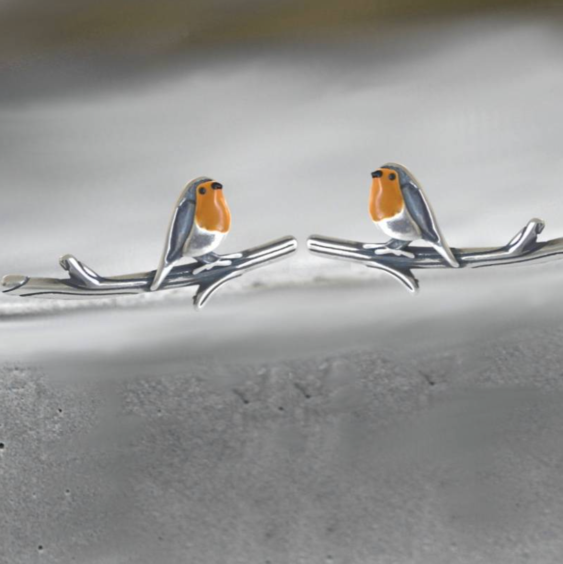 LuckFeather | Handcrafted Tinted Glass Earrings for Spring