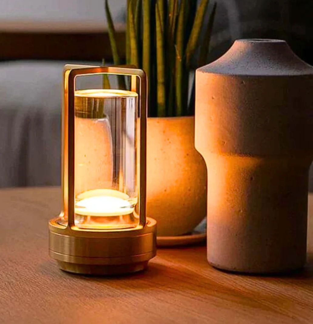 Lumière d'Orée – Wireless Design Lamp in Crystal and Metal