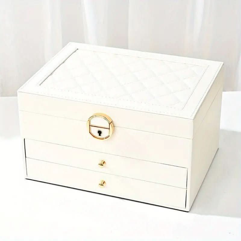 LUXE JEWEL - Elegant leather jewellery box for stylish storage