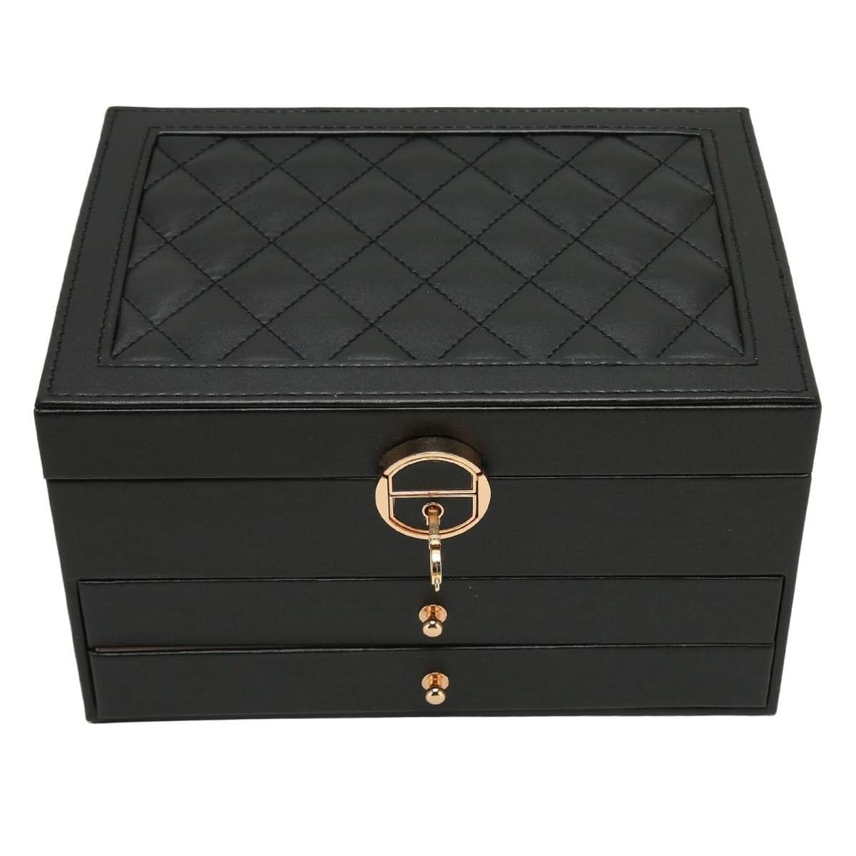 LUXE JEWEL - Elegant leather jewellery box for stylish storage